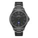Ben Sherman Westminster zwarte wijzerplaat gunmetal roestvrij stalen armband quartz analoog horloge voor mannen, mineraal glas, 3 ATM, 43 mm kast