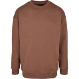 Build Your Brand Raglan Crewneck Bark maat L