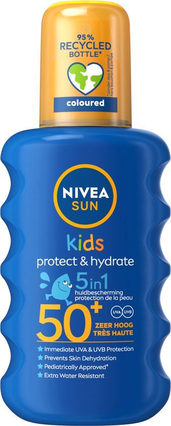 NIVEA SUN Kids Protect & Hydrate Zonnebrand Spray SPF 50+ 200ml