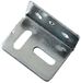 Bulk Hardware BH01682 38 mm gebogen vierkante hoekplaat (verpakking van 10), wit, stuk