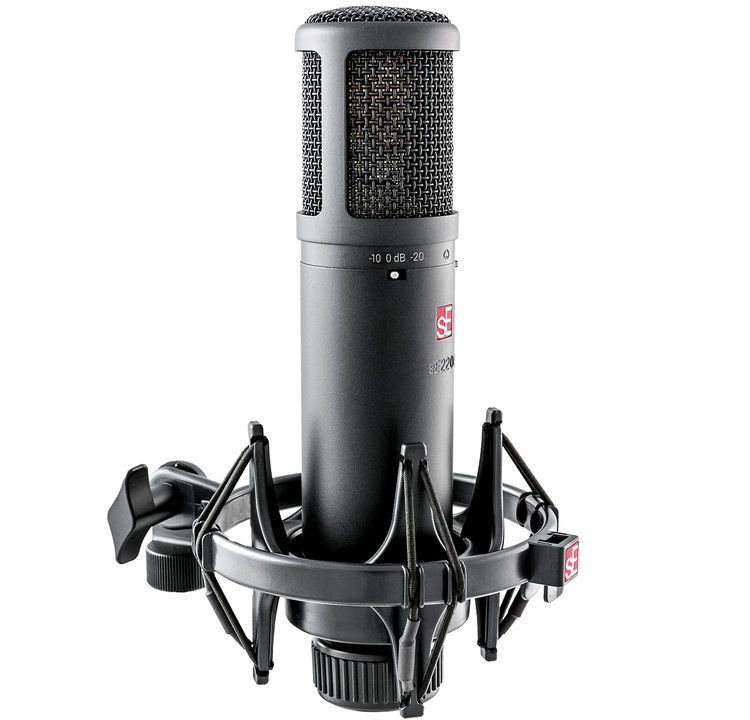 sE Electronics sE2200 Studio Condenser Microphone - Black