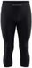 Craft Adv Warm Fuseknit Intensity Knicker 3/4 Basislaag Broek Zwart S Man