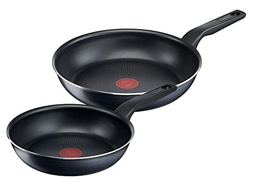 Tefal XL Force Pannenset - 2-delig - 24/28 cm - Zwart