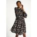 POM Amsterdam Robe - Flower Flow Anthracite