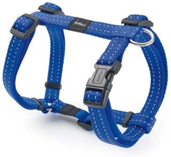 ROGZ FOR DOGS Snake Hondentuig - Blauw - 16 mm x 32-52 cm