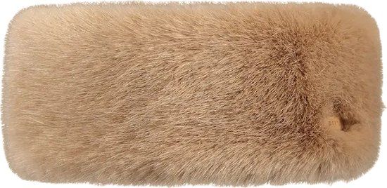 Barts Fur Headband Hoofdband Dames - One Size - Light Brown