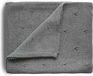 Mushie Deken Knitted Pointelle Baby Blanket - Grey Melange
