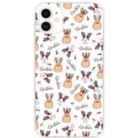 Apple iPhone 11 bedrukt siliconen hoesje noel mignon