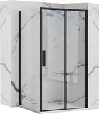 Rea Rapid Slide Black 120 x 80 x 195 cm Rechthoekige Douchecabine