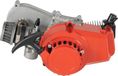 Moteur 49 cc 2 temps essence - Moteur avec lanceur - Refroidi par air - Avec boîte de vitesses - Filtre à air - Rapport de mélange 25:1 - Compatible mini dirt bike/ATV/pocket bike/quad - Rouge