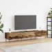 Maison Exclusive - Meuble TV : 150 x 36 x 30 cm, fabriqué en bois recyclé et panneaux de fibres de bois