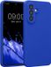 kwmobile telefoonhoesje geschikt voor Samsung Galaxy A56 5G - TPU backcover met siliconen coating - Smartphone case in Baltisch blauw