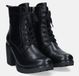Marco Tozzi MT Vegan, Feel Me insole Dames Lace Boot Heel - BLACK - Maat 40
