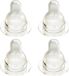 Difrax Flessenspeen Natural - Medium - 4 stuks