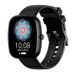 Cool Border smartwatch van zwarte siliconen (oproepen, gezondheid, sport), zwart, mediano
