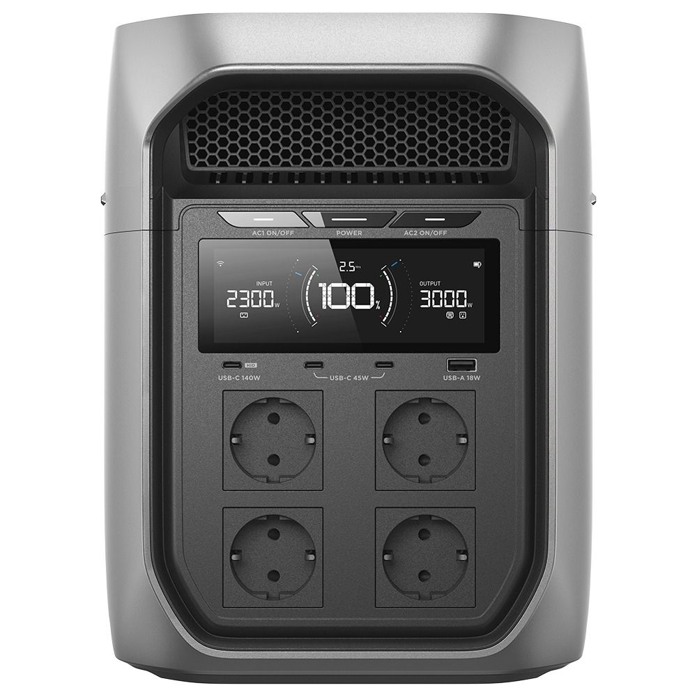 EcoFlow DELTA 3 Max Plus Power Station 2048Wh - Portable Power Station