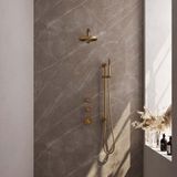 Brauer Gold Carving Thermostatische Regendoucheset Inbouw