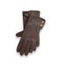Lauren Ralph Lauren Gants en cuir marron (M)