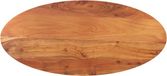 vidaXL Tafelblad ovaal 110x40x2,5 cm massief acaciahout
