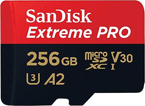 SanDisk Extreme PRO 256 GB MicroSDXC UHS‐I‐Kaart Met SD-Adapter