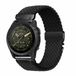 By Qubix Garmin By Qubix - 22mm Quickfit Braided Nylon Band met Parachute Sluiting - Zwart