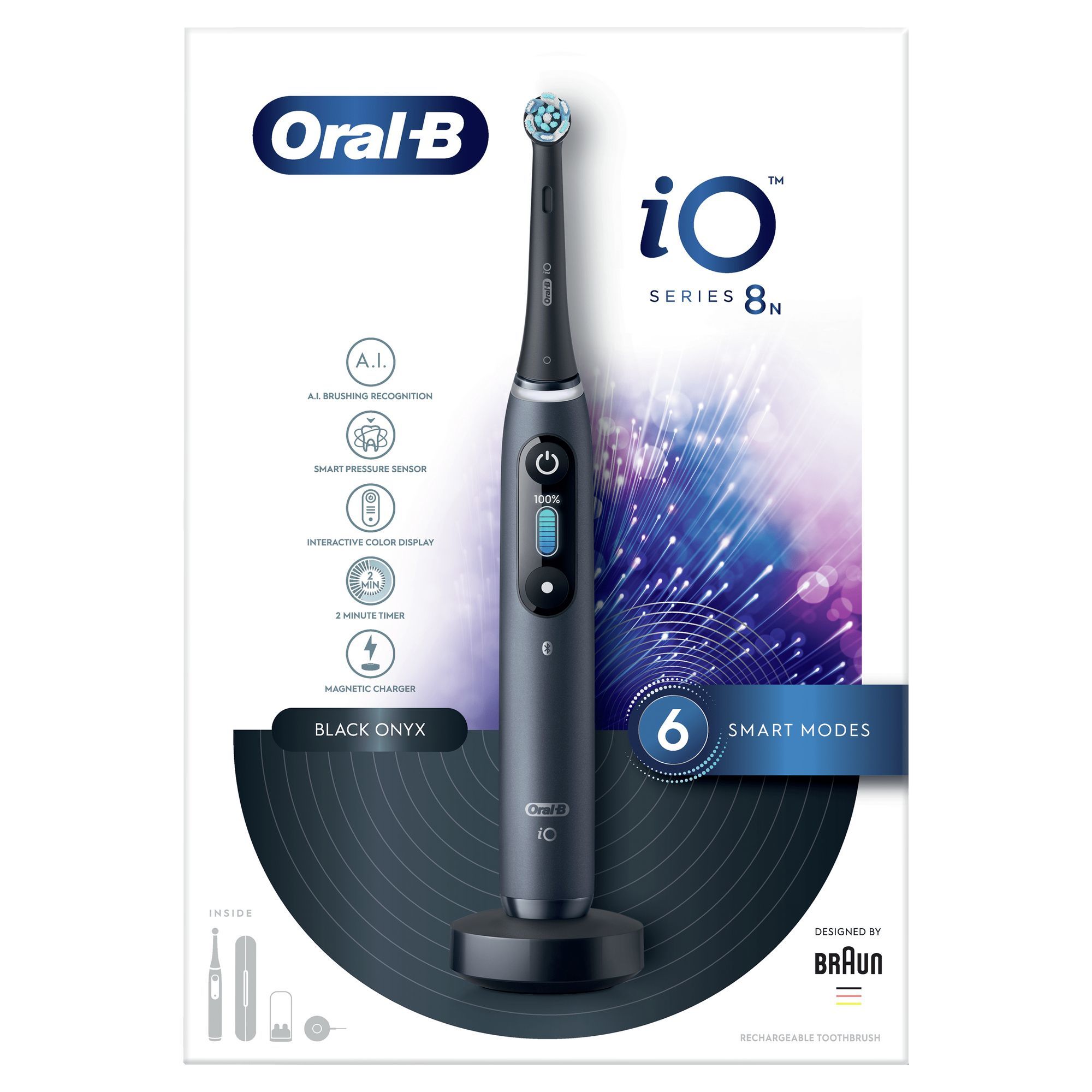 Oral-B iO 8n Elektrische Tandenborstel - Zwart