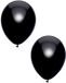 Merkloos / Sans marque Haza-Witbaard Feest ballonnen - metallic zwart - 20x stuks - 30 cm - verjaardag versiering