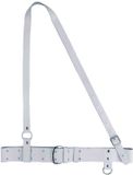 Boston SK10 Koppel, senior model, leder, wit