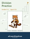 Division Practice: Grades 3-4, Ages 8-10 - 2,364 Problems in 87 Practice Sets - Fact Families to 4-Digit Long Division, Full Answer Key