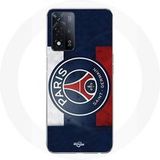 Maniacase Oppo A93 5G hoesje Paris Saint Germain voetbalclub vlag