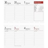 rido/idé Wekelijkse reservekalender model TM 17/contacter 2023 bladgrootte 8,7 x 15,3 cm wit