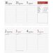 rido/idé Wekelijkse reservekalender model TM 17/contacter 2023 bladgrootte 8,7 x 15,3 cm wit