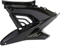 Edge Gransier EDGE Motorscherm Z kap links Yamaha Aerox metallic zwart
