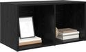 Bol Ensemble meuble TV 72 x 35 x 37 cm Noir Bois transformé