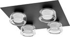 Osram ORBIS Flame wand- en plafondlamp met LED, zwart
