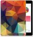 B2Ctelecom Apple iPad 9.7 2018 2017 Tablethoesje Design Polygon Color