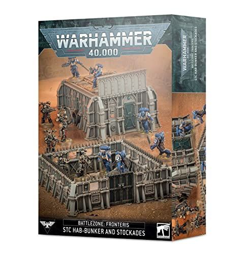 Games Workshop - Warhammer 40.000 - Battlezone Fronteris: STC Hab-Bunker & Stockades - 5011921171453