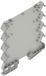 Weidmüller CH20M6 BP 4P-4P BUS AGY LF 1 1293807 Boîtier modulaire, OMNIMATE Housing - Série CH20M gris agate, base de boîtier, découpe dans la zone du pied de verrouillage pour contact BUS, 6,1 mm