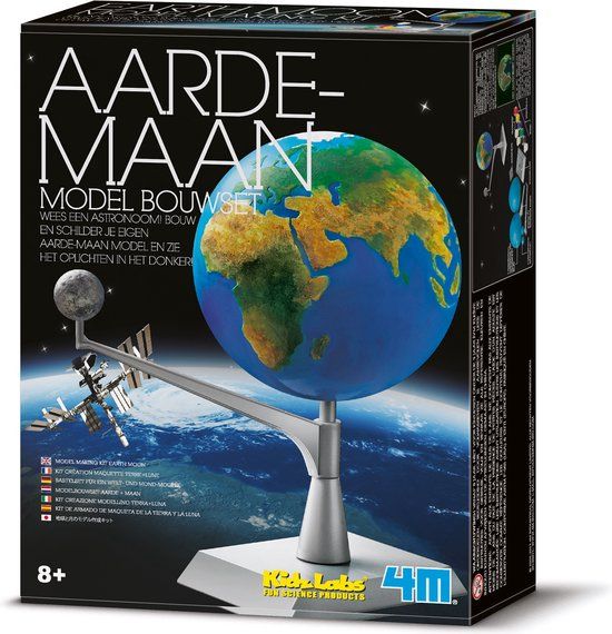 4M Wetenschap En Spel - Bouwset Aarde-Maan Model