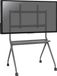 KIMEX Support TV mobile sur roulettes avec étagère - 50"-86" - 030-4386