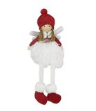 F.G.F. Import Export Stoflijn COLINEA rood/wit fee 45 cm