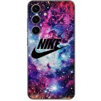 Samsung Galaxy S24 hoesje nike logo noir stylé Rose Vif Violet Bleu Maniacase