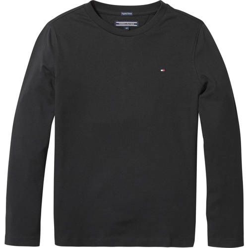 Tommy Hilfiger Longsleeve van Biologisch Katoen Zwart