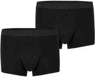 Urban Classics Bonded Retro 2Pack Boxershorts set - L - Zwart/Zwart
