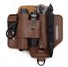 Merkloos / Sans marque Holland Connections Multitool Riemhoes - Riemorganizer - Riemhoes met multitooltas, zaklamphoes, pennenhouder en sleutelhanger - Praktische riemtas voor heren -bruin