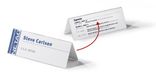Durable 803519 Tafelnaambord, 105/210 x 297 mm, transparant, verpakking 10 stuks.