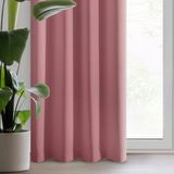 Eurofirany Rita Gordijn Donkerroze Polyester 140x250 cm
