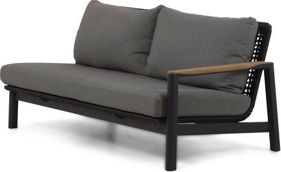 Coco Ralph/Pacific 100 cm hoek loungeset 5-delig Grijs-antraciet
