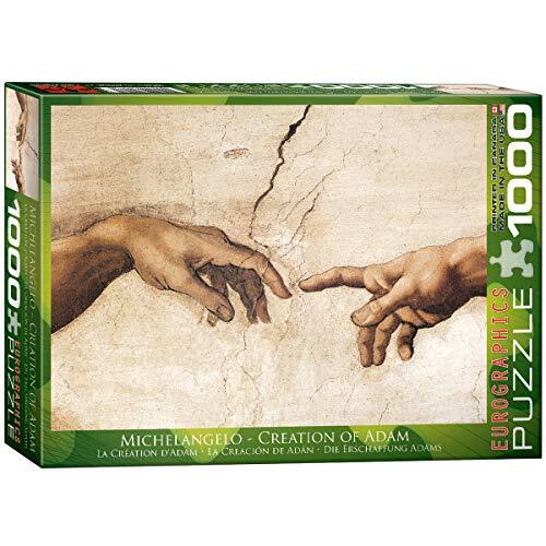 Eurographics Schepping van Adam (Detail) door Michelangelo 1000-delige puzzel