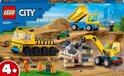 LEGO City Kiepwagen, bouwtruck en sloopkraan 60391